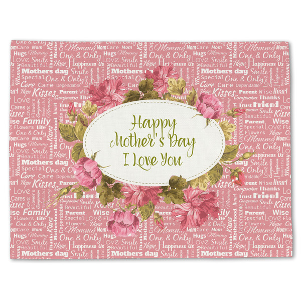 Mother's Day Linen Placemat - Front