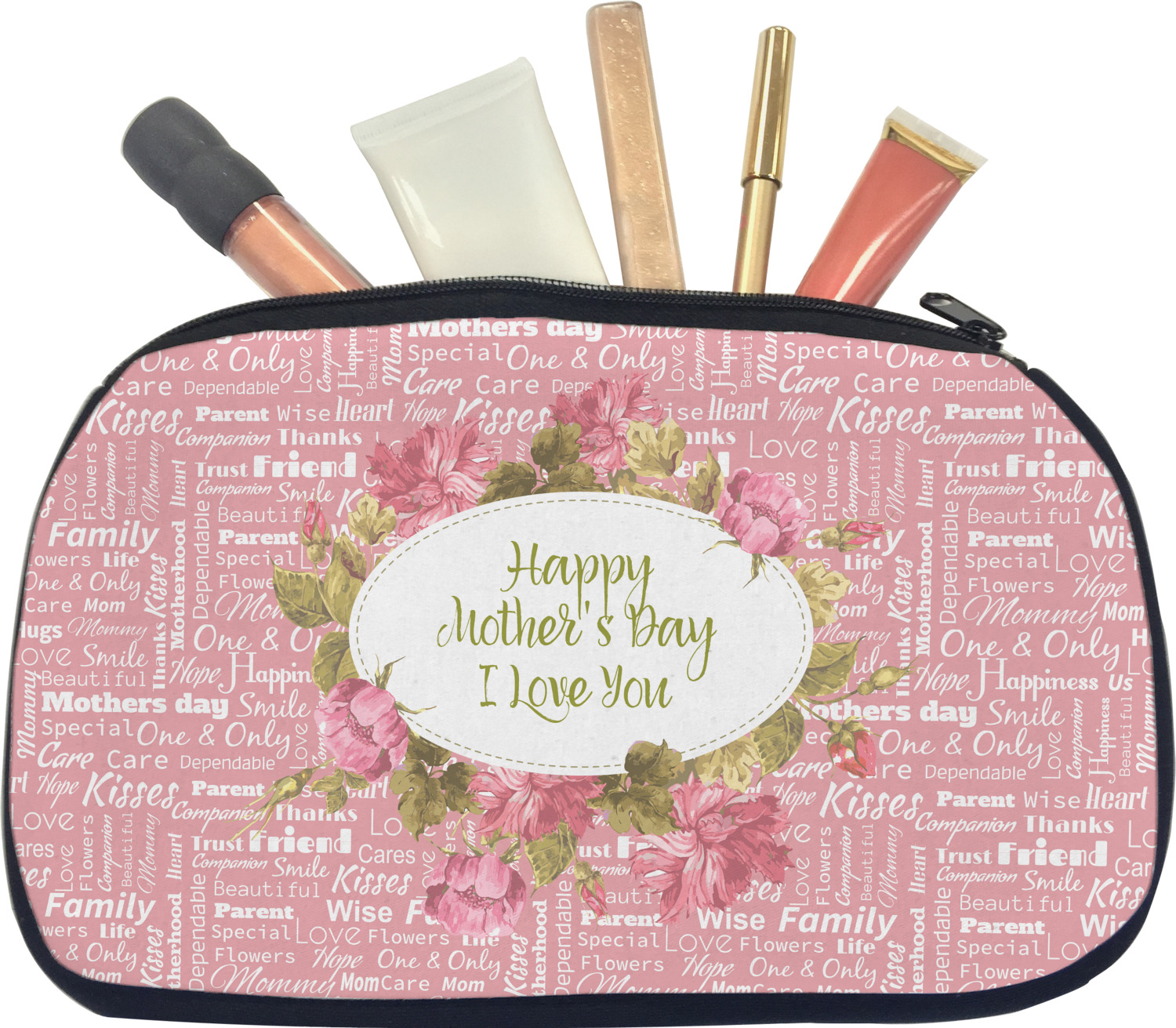 Mother's Day Makeup / Cosmetic Bag YouCustomizeIt