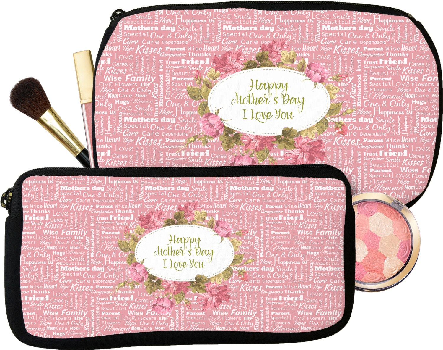 Mother's Day Makeup / Cosmetic Bag YouCustomizeIt