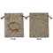 Mother's Day Medium Burlap Gift Bag - Front Approval