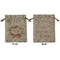 Mother's Day Medium Burlap Gift Bag - Front and Back