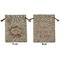Mother's Day Medium Burlap Gift Bag - Front & Back