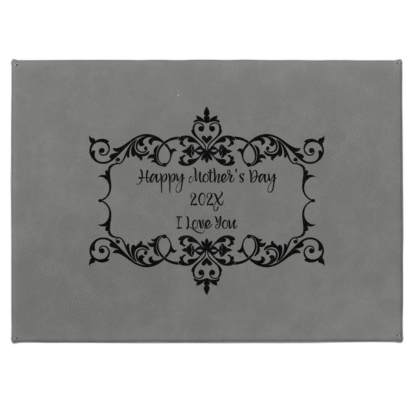 Mother's Day Medium Gift Box with Engraved Leather Lid - Approval