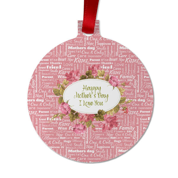 Custom Mother's Day Metal Ball Ornament - Double Sided