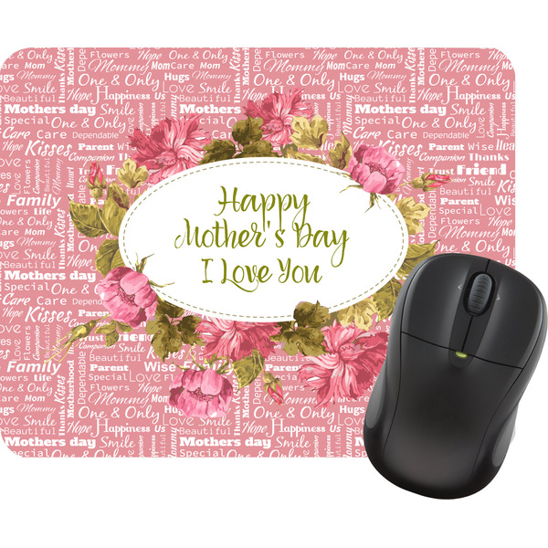 Custom Mother's Day Rectangular Mouse Pad