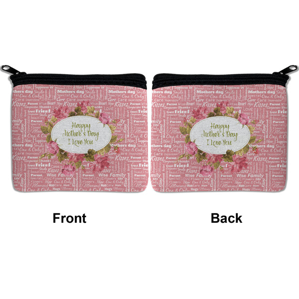Mother's Day Neoprene Coin Purse - Front & Back (APPROVAL)