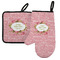 Mother's Day Left Oven Mitt & Pot Holder Set