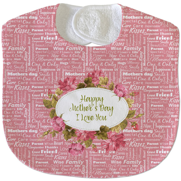 Mother's Day New Baby Bib - Closed and Folded