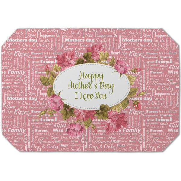 Custom Mother's Day Dining Table Mat - Octagon (Single-Sided)