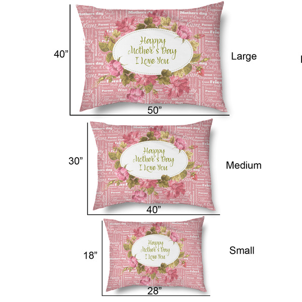 Mother's Day Outdoor Dog Beds - SIZE CHART