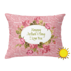 Mother's Day Outdoor Throw Pillow (Rectangular)
