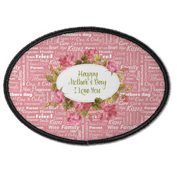 Mother's Day Iron On Oval Patch