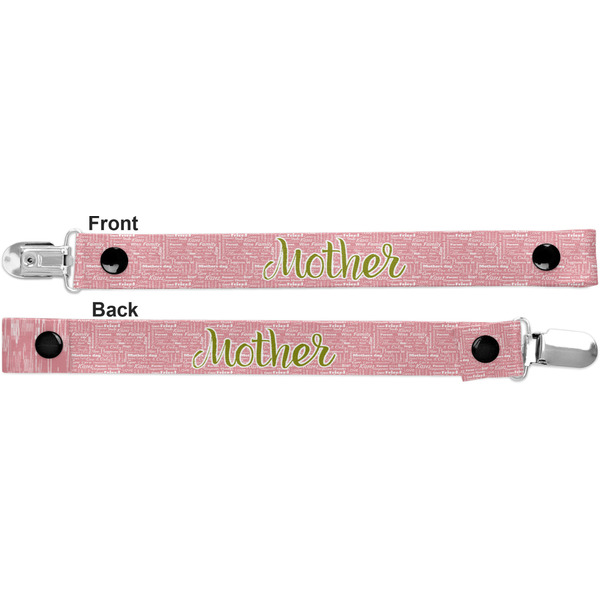 Mother's Day Pacifier Clip - Front and Back