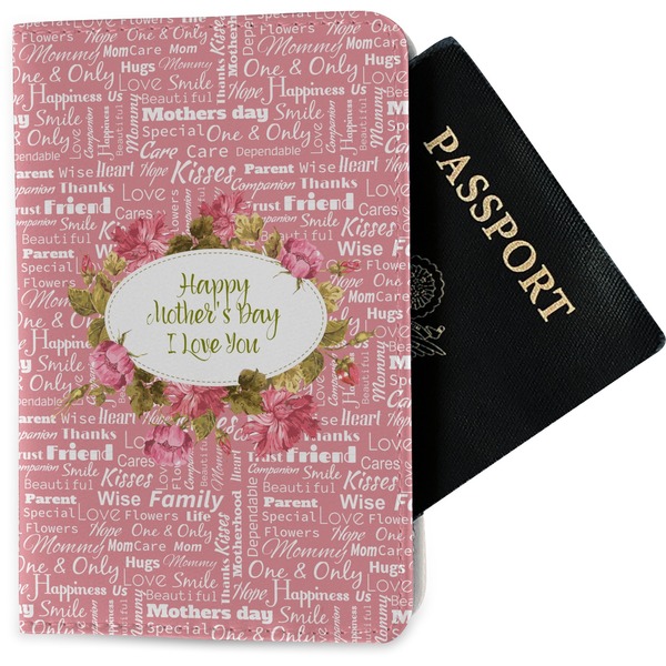 Custom Mother's Day Passport Holder - Fabric