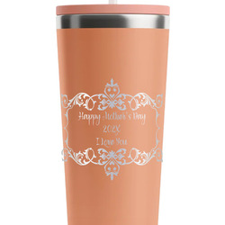 Mother's Day RTIC Everyday Tumbler with Straw - 28oz - Peach - Double-Sided