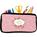 Mother's Day Neoprene Pencil Case - Small