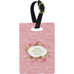 Mother's Day Plastic Luggage Tag - Rectangular