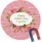 Mother's Day Personalized Round Fridge Magnet