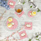 Mother's Day Plastic Party Appetizer & Dessert Plates - In Context