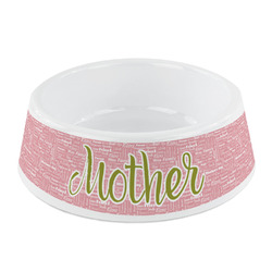 Mother's Day Plastic Dog Bowl - Small