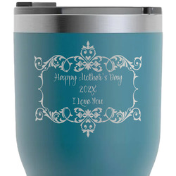 Mother's Day RTIC Tumbler - Dark Teal - Laser Engraved - Double-Sided