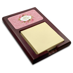 Mother's Day Red Mahogany Sticky Note Holder