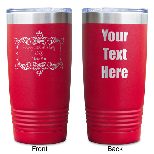 Mother's Day Red Polar Camel Tumbler - 20oz - Double Sided - Approval