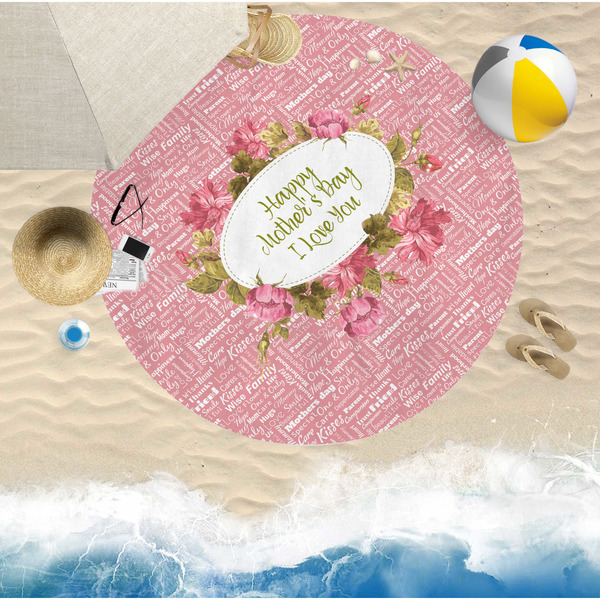 Mother's Day Beach Towel Lifestyle