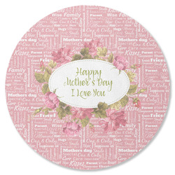 Mother's Day Round Rubber Backed Coaster (Personalized)