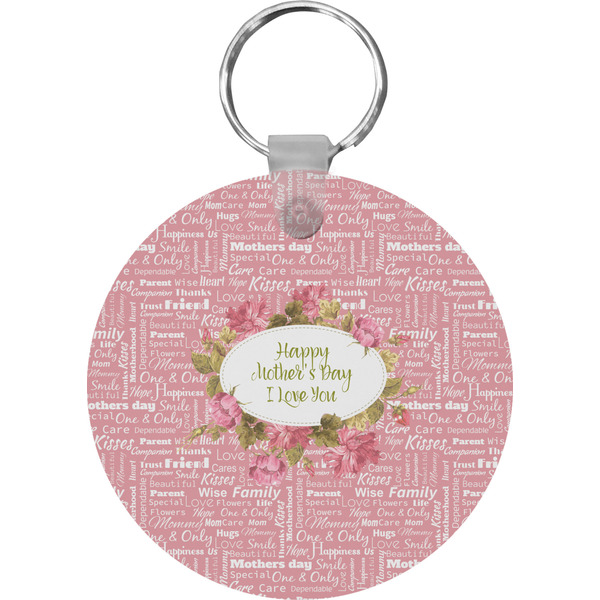Mother's Day Round Keychain (Personalized)