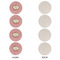 Mother's Day Round Linen Placemats - APPROVAL Set of 4 (single sided)