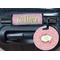 Mother's Day Round Luggage Tag & Handle Wrap - In Context
