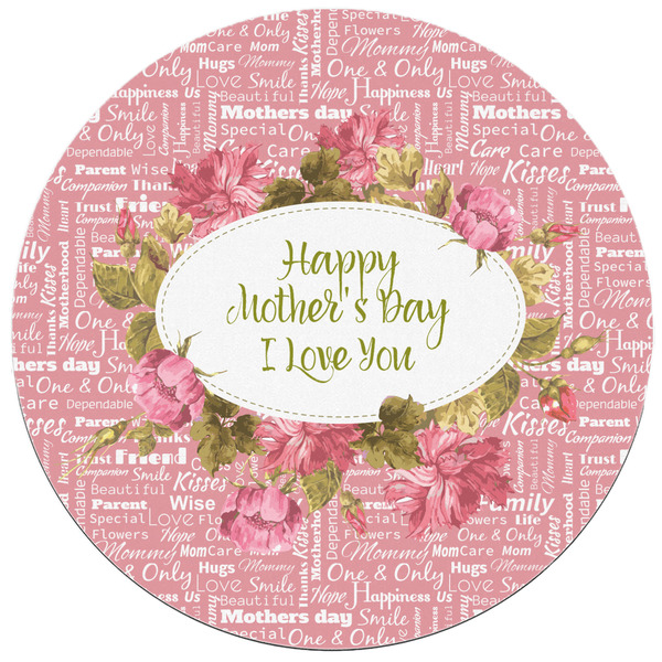 Mother's Day Round Mousepad - APPROVAL