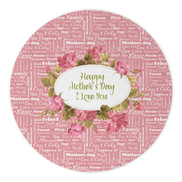 Mother's Day Round Paper Coaster - Approval