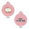 Mother's Day Round Pet Tag - Front & Back