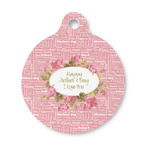 Mother's Day Round Pet ID Tag - Small