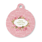 Mother's Day Round Pet ID Tag - Small