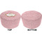 Mother's Day Round Pouf Ottoman (Top and Bottom)