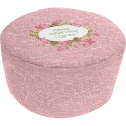Mother's Day Round Pouf Ottoman