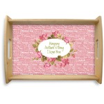 Mother's Day Natural Wooden Tray - Small