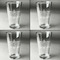 Mother's Day Set of Four Engraved Beer Glasses - Individual View