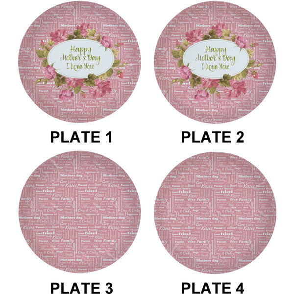 Mother's Day Set of Lunch / Dinner Plates (Approval)