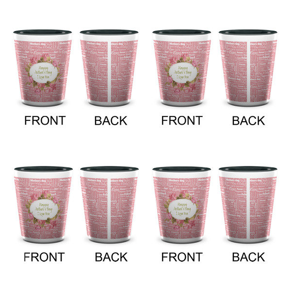 Mother's Day Shot Glassess - Two Tone - Set of 4 - APPROVAL