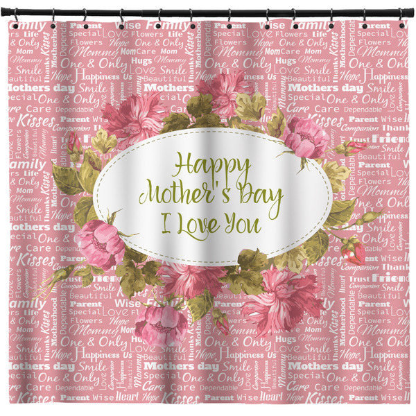 Custom Mother's Day Shower Curtain - Custom Size