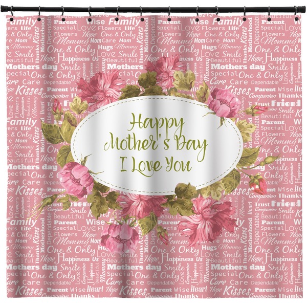 Custom Mother's Day Shower Curtain - 71" x 74"