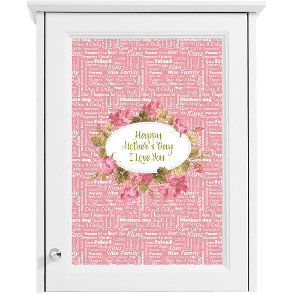 Mother's Day Single White Cabinet Decal