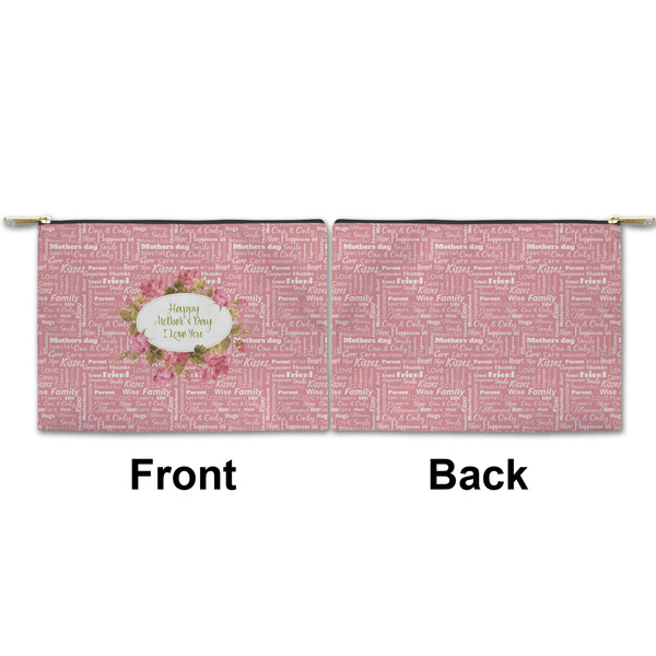 Mother's Day Small Zipper Pouch Approval (Front and Back)