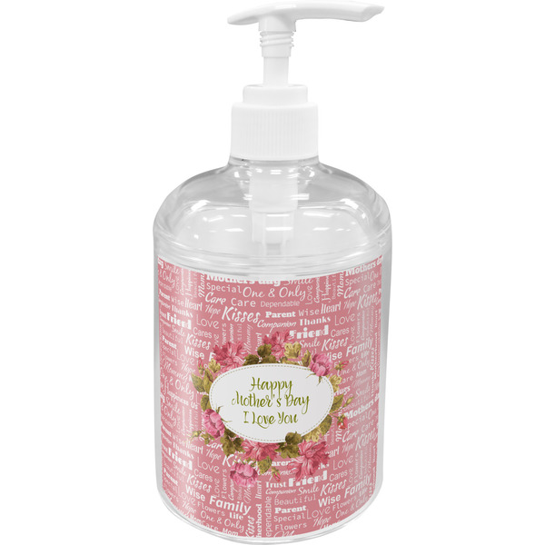 Custom Mother's Day Acrylic Soap & Lotion Bottle