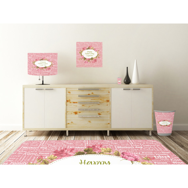 Mother's Day Square Wall Decal Wooden Desk