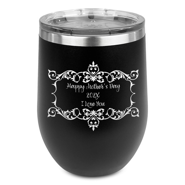 Custom Mother's Day Stemless Wine Tumbler - 5 Color Choices - Stainless Steel 